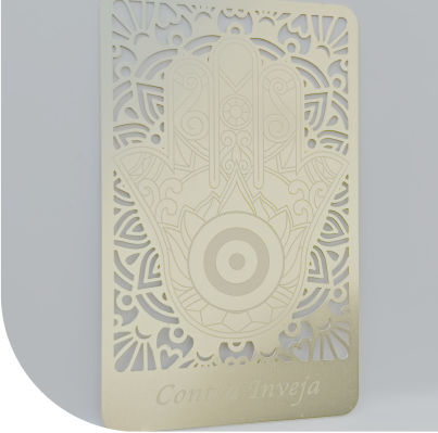 Daily Amulet - Gold Plated Letter, Protection Against the Evil Eye