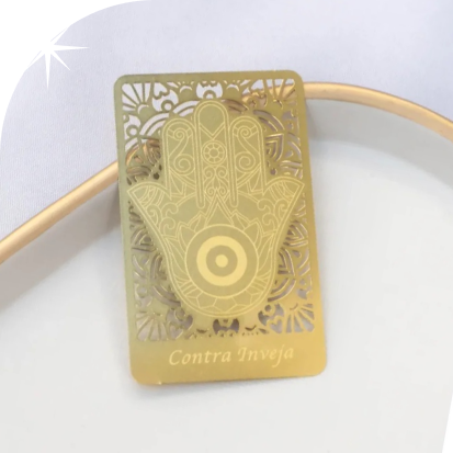 Daily Amulet - Gold Plated Letter, Protection Against the Evil Eye