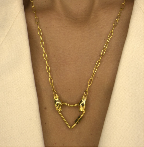 Venusian Heart Necklace - Gold Plated