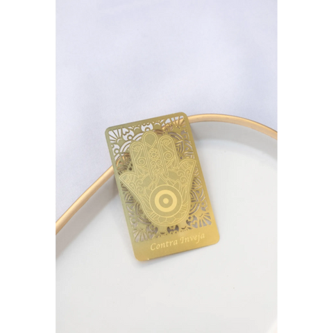 Daily Amulet - Gold Plated Letter, Protection Against the Evil Eye