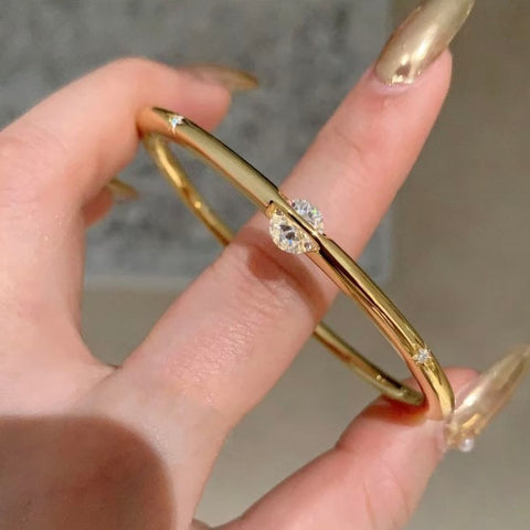 Adjustable 18K Gold Plated Saturn Ring