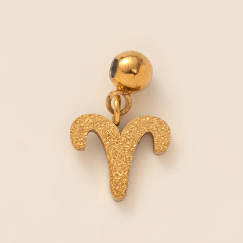 Necklace with Zodiac Sign Pendant - 18K Gold Plated