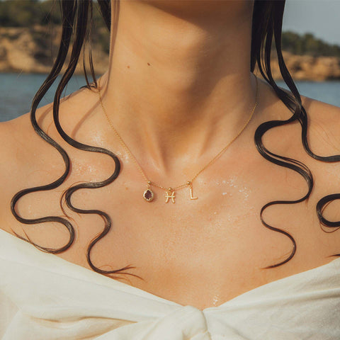 Necklace with Zodiac Sign Pendant - 18K Gold Plated