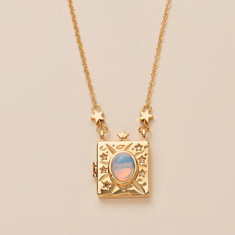 Daily Charm - Gold Plated Photo Necklace with Opening