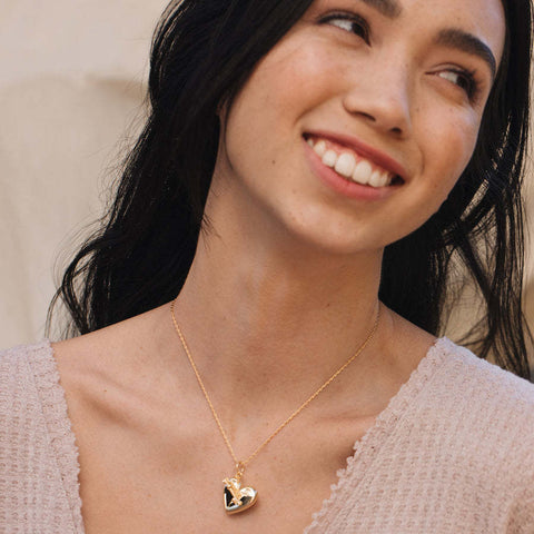 Wish Necklace - Gold Plated Necklace - Gift for lovers