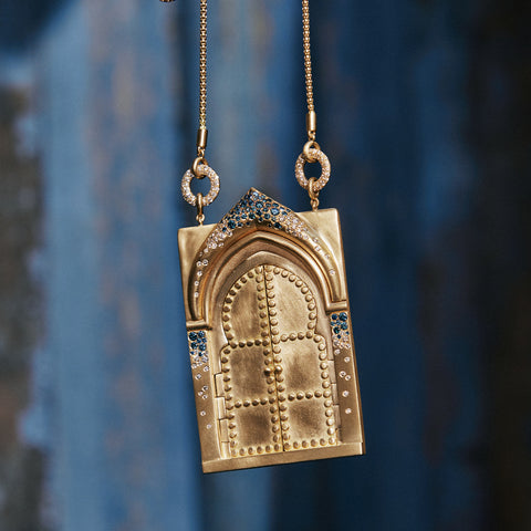 Butterfly Transformation Door Necklace.