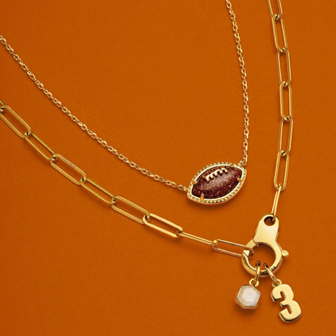 Numerology Amulet - Gold Plated Number Pendant