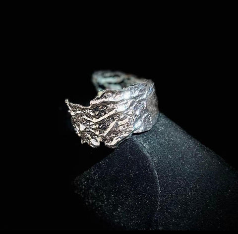 Pulsera Rústica Bañada en Oro de 18K
