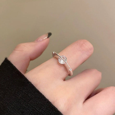 Adjustable 18K Gold Plated Saturn Ring