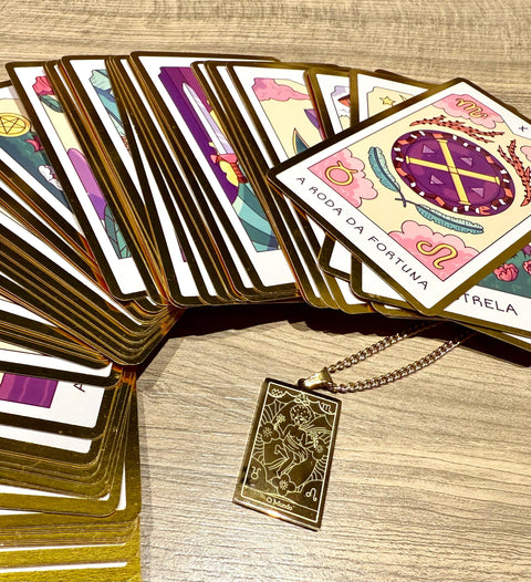 Magic Kit - a Tarot Necklace + a Tarot Deck