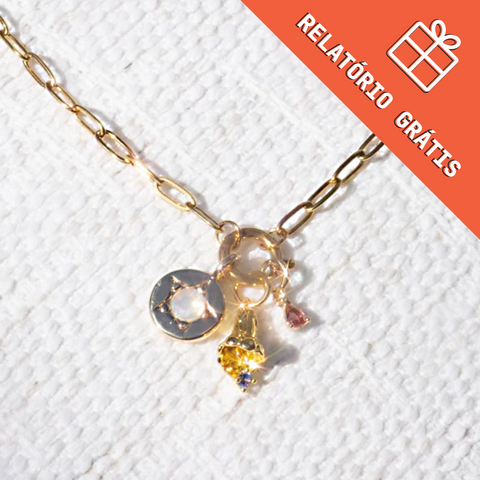 Pulsera con colgante de flor y piedra de nacimiento | Compra personalizada