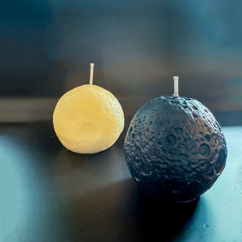 Velas aromáticas lunares con caja de regalo