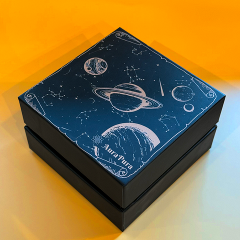 Velas aromáticas lunares con caja de regalo