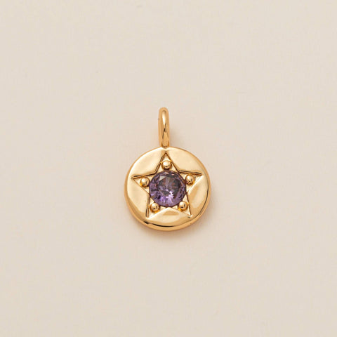 Star Birthstone Charm Necklace | Custom Purchase