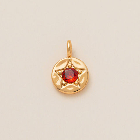 Star Birthstone Charm Necklace | Custom Purchase