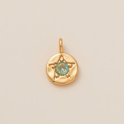 Star Birthstone Charm Necklace | Custom Purchase