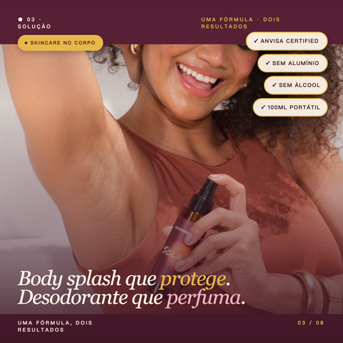 Body Splash Solaraé — Oud / Mon Paris Fragrance with Skincare