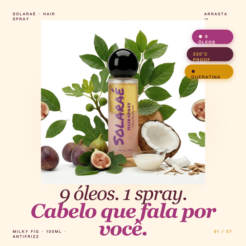 Solaraé Anti-Frizz Hair Oil Spray - 9 Precious Oils
