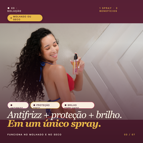 Solaraé Anti-Frizz Hair Oil Spray - 9 Precious Oils