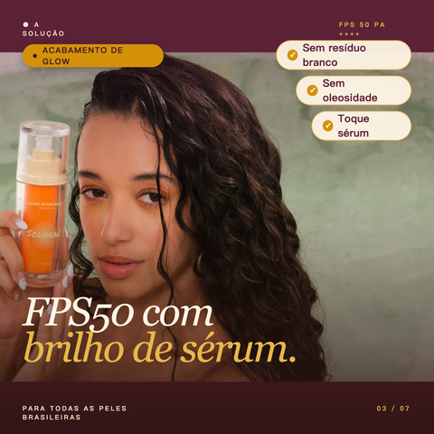 Solaraé Glow Facial Sunscreen SPF50 PA++++ (50ml)